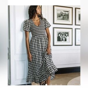 CLEOBELLA NEW Sollie dress  Ruffle Maxi Dress black triangle large